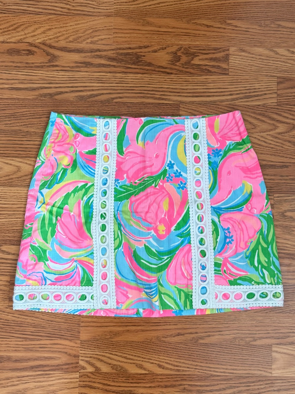 Lilly Pulitzer zip-up skirt